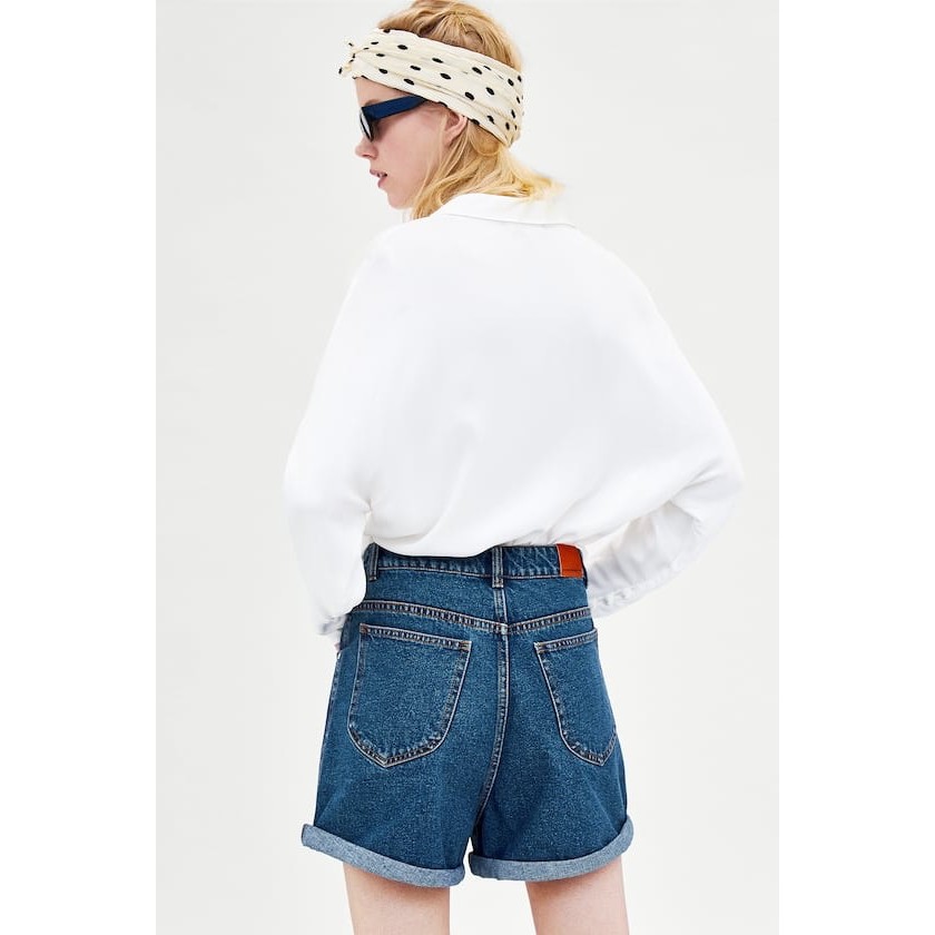 Quần short jeans gập gấu - hàng dư xịn