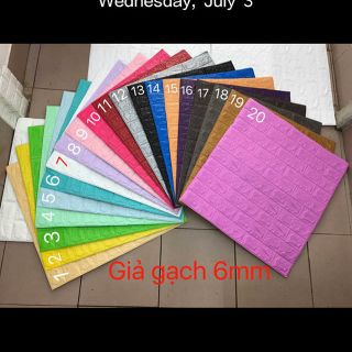 Xốp dán tường 3d Giả gạch hàn quốc