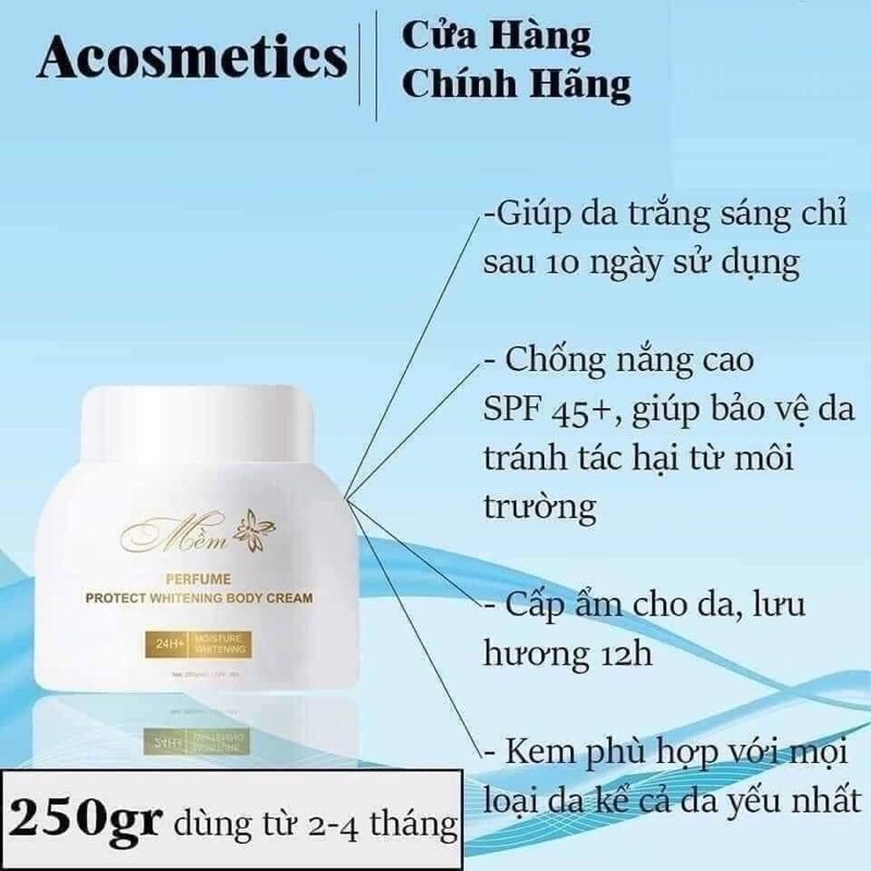 Kem Body Mềm Chính Hãng 100% MẪU MỚI