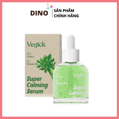 Tinh chất cần tây phục hồi Vegick Super Calming Serum 30ml
