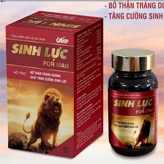 Sinh lực For Man dành cho nam giới suy giảm chức năng sinh lý, đau lưng mỏi gối, sức đề kháng kém