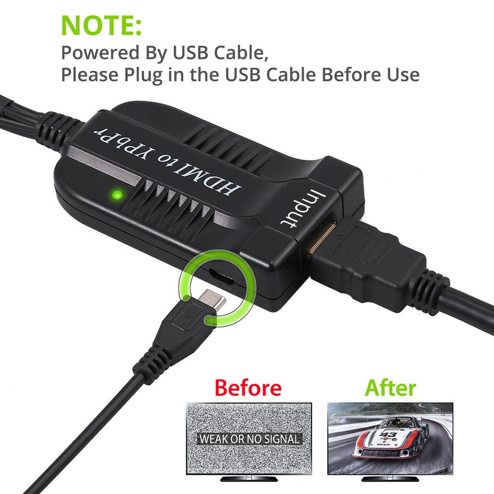 Đầu Chuyển Đổi HDMI 1080P Sang YPbPr Chuyên Dụng