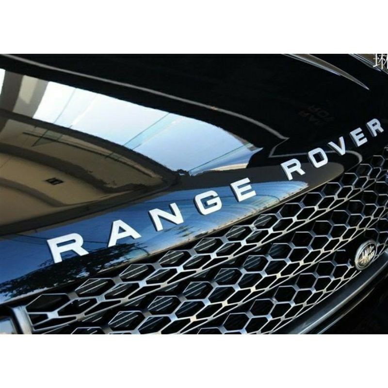 [Hàng có săn-Xả hàng tăng doanh số]Tem RANGE ROVER chữ nổi 3D trang trí xe hơi 4 màu sang trọng