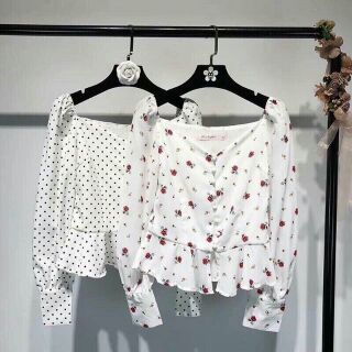 Áo peplum croptop