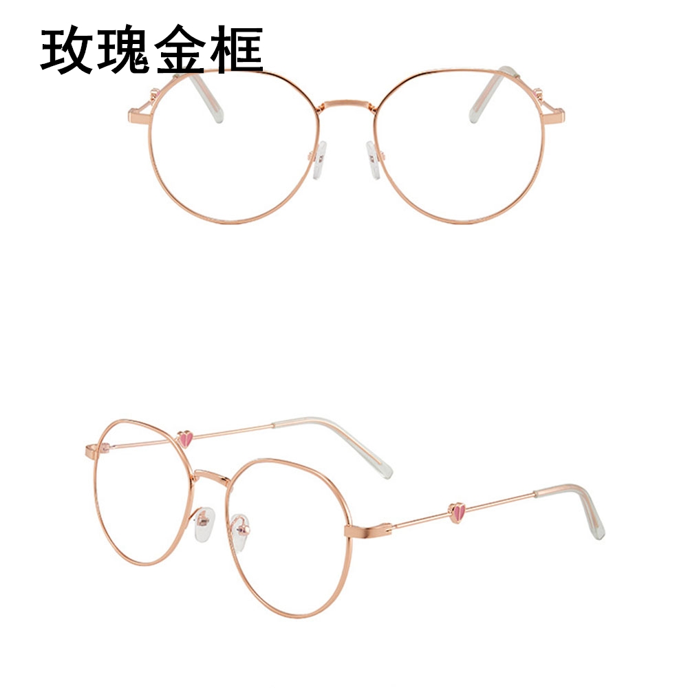 Mắt kính gọng tròn phong cách Hàn Quốc đơn giản