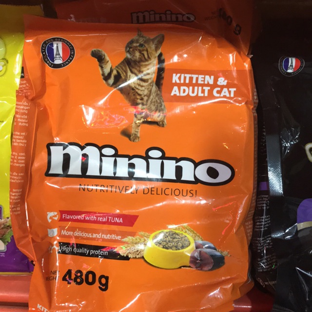 Thức ăn cho mèo mọi lứa tuổi Minino gói 480g