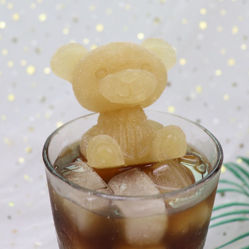 Khuôn silicone làm xà phòng/nến thủ công hình gấu em bé<br>