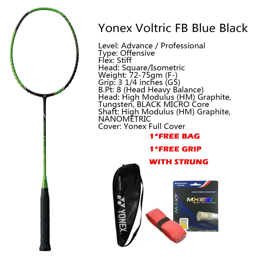 Vợt cầu lông YONEX chính hãng toàn bộ bằng carbon VOLTRIC FB