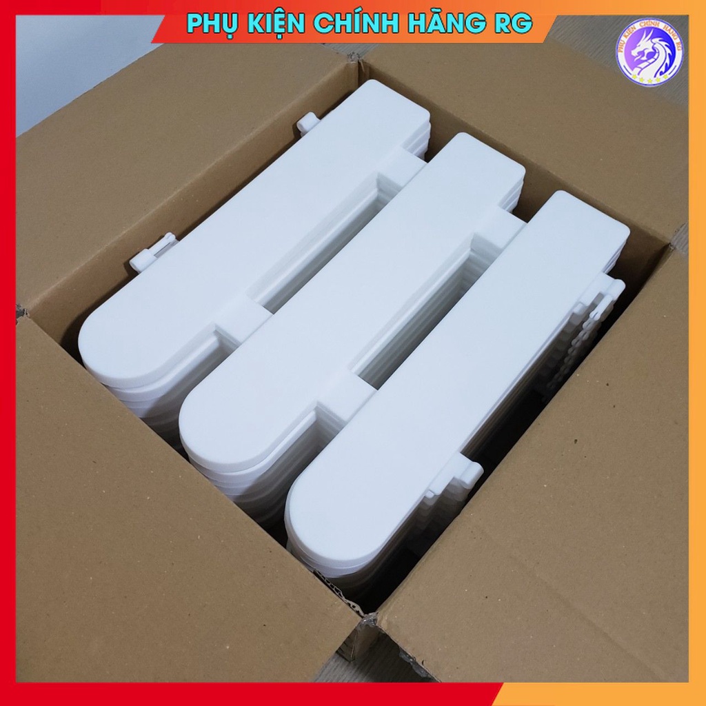 Hàng Rào Nhựa PVC Màu Trắng Cao 30cm Trang Trí Cây Thông Noel Cây Cảnh Vườn Hoa Giá 1 Miếng