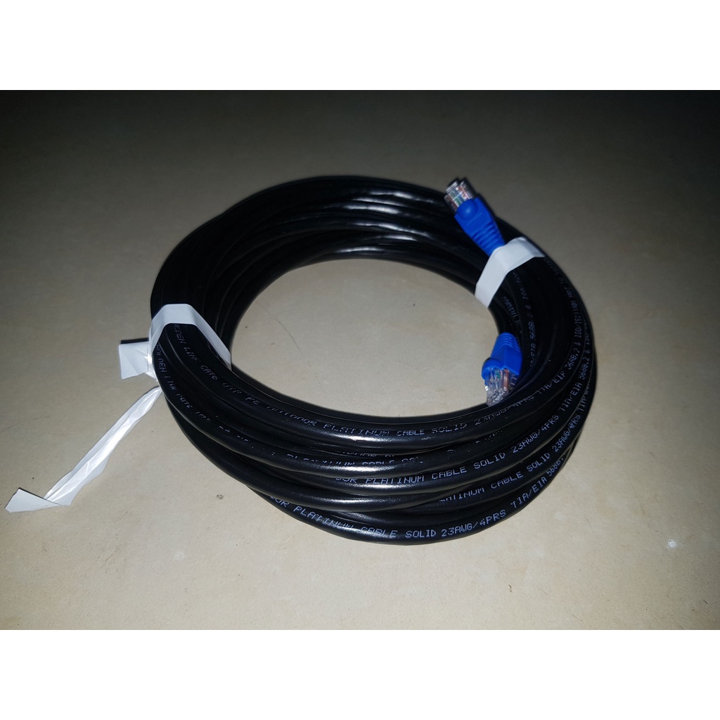 90m/100m/110m/120m Cáp mạng ngoài trời Golden Link cao cấp chuẩn CAT6 bắm sẵn đầu kết nối - dây mạng, cáp mạng