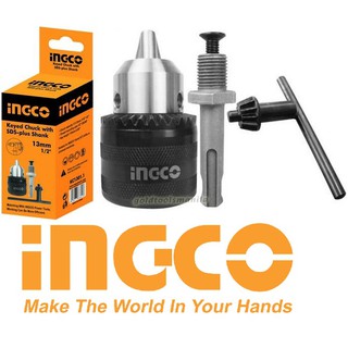 Đầu máy khoan 13mm kèm khớp nối key chuck ingco kc1301.1