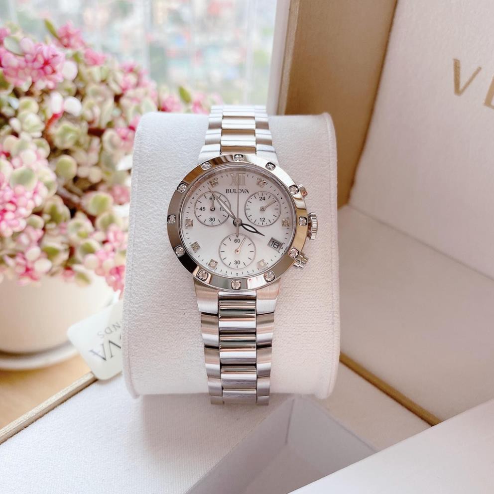 Đồng hồ nữ Bulova dây kim loại 96R202