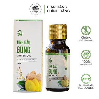 Tinh Dầu Gừng Tốt Cho Sức Khỏe, Tăng Cường Hệ Tiêu Hóa - Lọ 20ml - Trí Đức Ginger