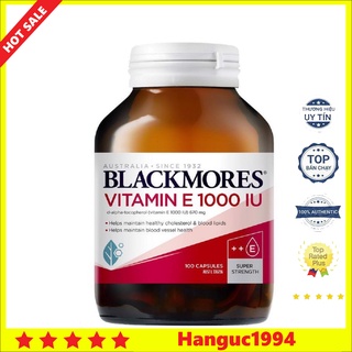 Viên uống vitamin e blackmores 1000iu chính hãng úc 100 viên - t05