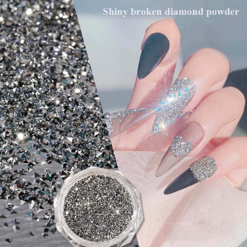 [Hàng mới về] Phụ kiện trang trí móng tay nghệ thuật 3D lấp lánh phong cách Nhật Bản sang trọng DIY