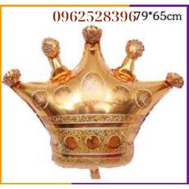 Bong Bóng Tráng Nhôm Hình Vương Miện Vua
