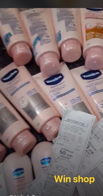 (Bill Thái) Dưỡng trắng VASELINE 50X &amp; Vaseline 4X