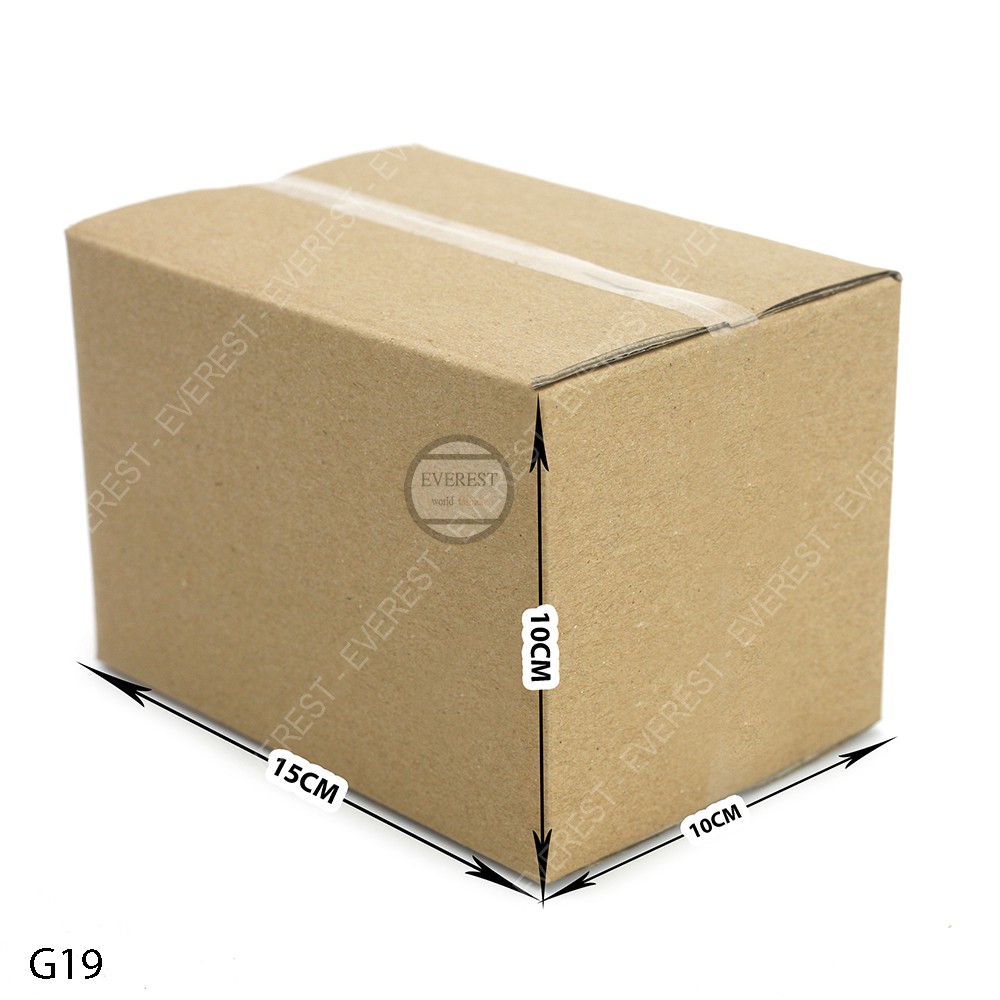 Combo 20 thùng G19 15x10x10 giấy carton gói hàng Everest