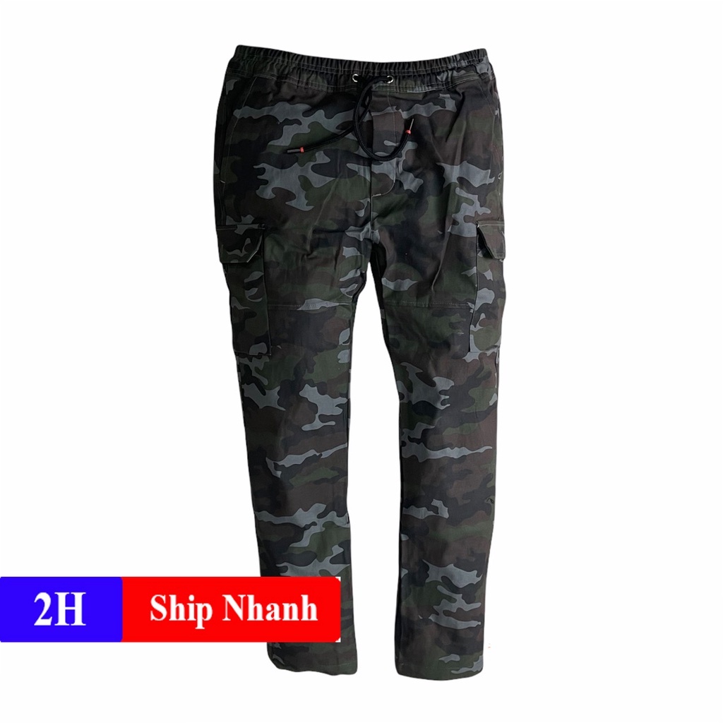 Quần jogger túi hộp rằn ri lính mỹ thủy quân lục chiến