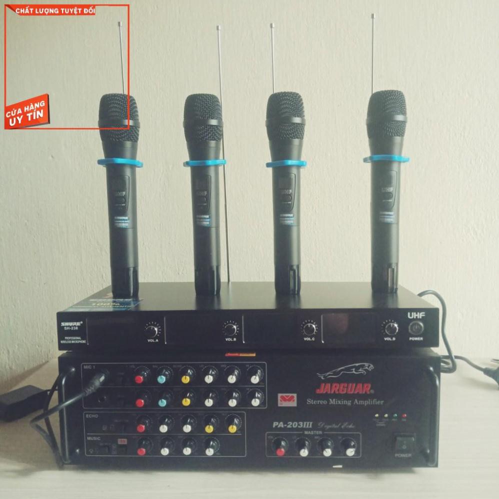 Micro karaoke 4 mic Shure SH238