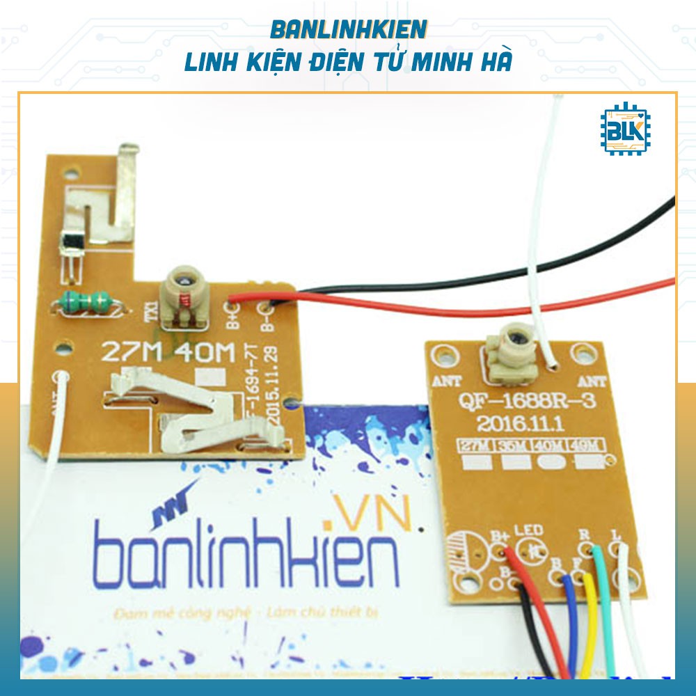 Bộ Điều Khiển Oto Từ Xa 4 Chế Độ 27Mhz