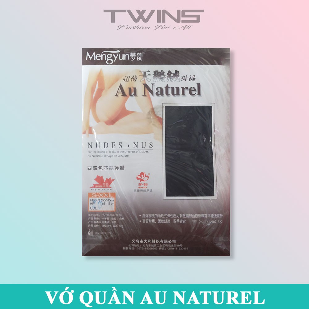 Quần tất vớ da nữ siêu dai cao cấp Au Naturel loại 1 chống rách che khuyết điểm siêu co giãn freesize dưới 80kg