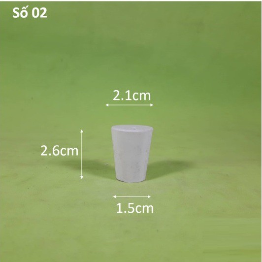 Nút cao su dùng cho phòng thí nghiệm từ số 000,00,0,1,2,3,4,5,6,7,8,9