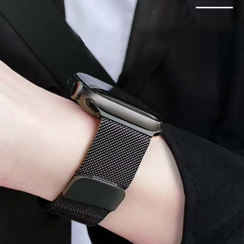 Dây Đeo Từ Tính milano 45mm 41mm 38mm 42mm 40mm 44mm Cho iwatch serie 7 se 6 5 4 3 2