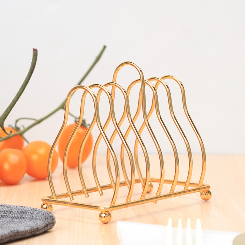 Giá Đỡ Dĩa Bằng Kim Loại Tiện Dụng Cho Nhà Bếp / Quán Bar