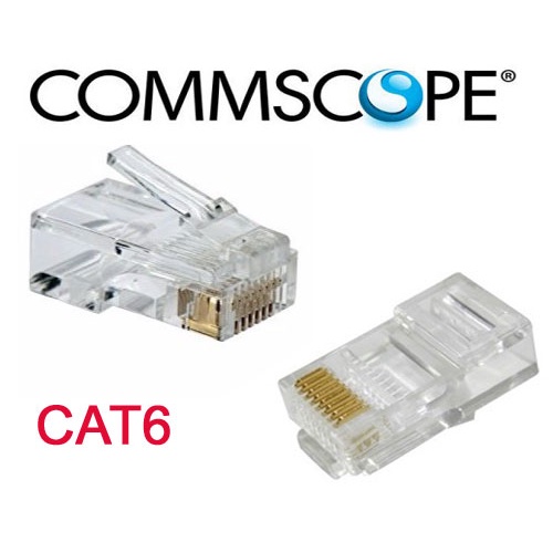 Đầu bấm mạng cat6 Commscope/AMP 6-2111989-3 (Chân đồng,túi/100c) Chính Hảng,giá có háo đơn vat