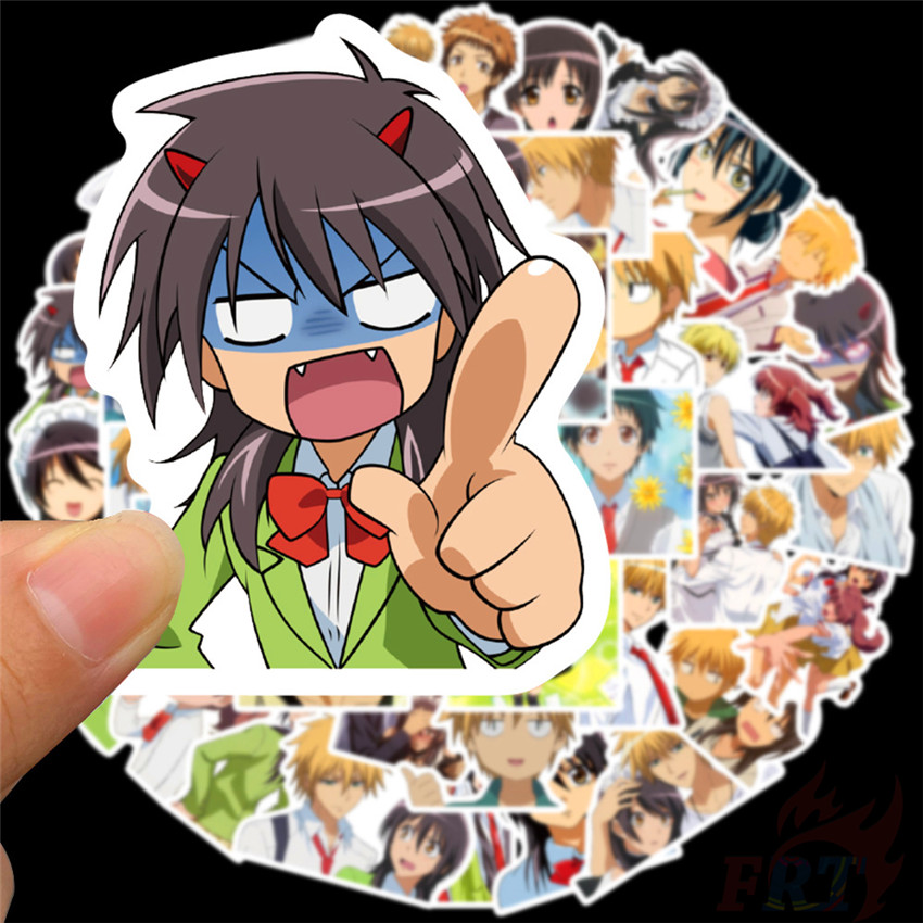 ❉ Kaichou Wa Maid-sama! - Series 02 Anime Ayuzawa Misaki Usui Takumi Stickers ❉ 50Pcs/Set DIY Fashion Luggage Laptop Skateboard Doodle Decals Stickers