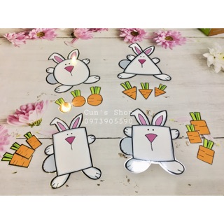 Học liệu cho bé - Thỏ và cà rốt