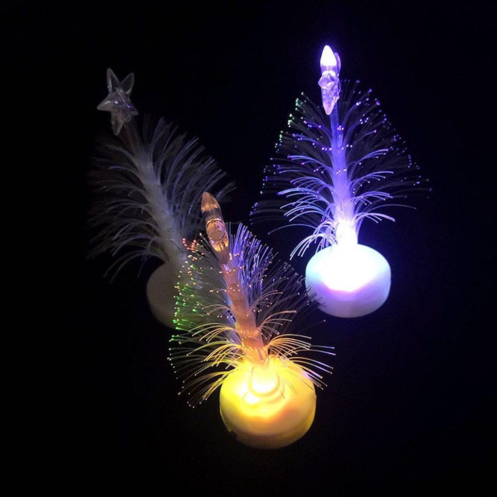 Cây Thông Giáng Sinh Mini Có Đèn LED Chạy Bằng Pin Dùng Trang Trí Nhà Cửa / Tiệc Cưới / Giáng Sinh