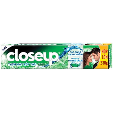 Kem đánh răng Closeup bạc hà / băng tuyết 230g
