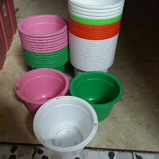 10 Chậu trồng cây có quai treo rộng 17cm cao 12cm