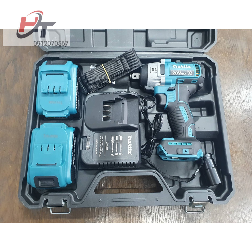 Máy Siết Bulong MAKITA 20V Không Chổi Than Pin 10 cell hàng chất lượng cao
