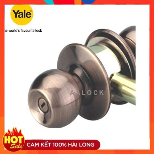 Khóa cửa nắm tròn Yale VCA5242 US11 cho cửa WC- khoá quả đấm cao cấp