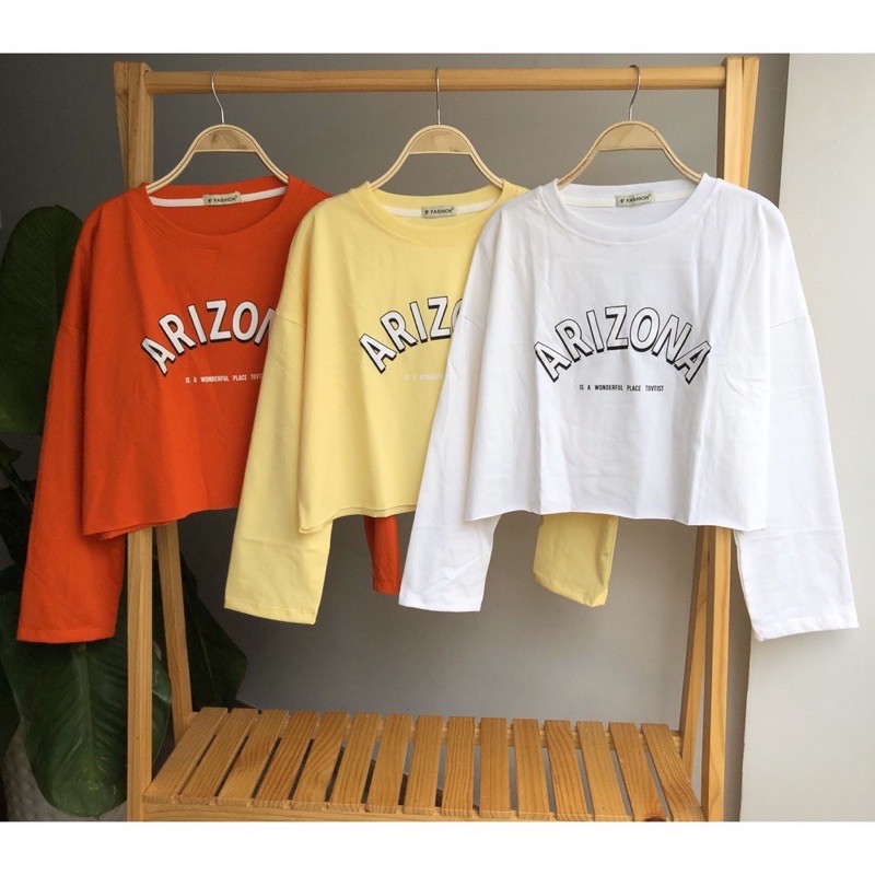 Áo croptop dài tay dưới 60kg - Arizona