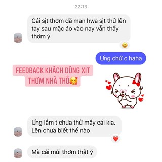 [sẵn hàng] Xịt thơm body Rseries Thái Lan