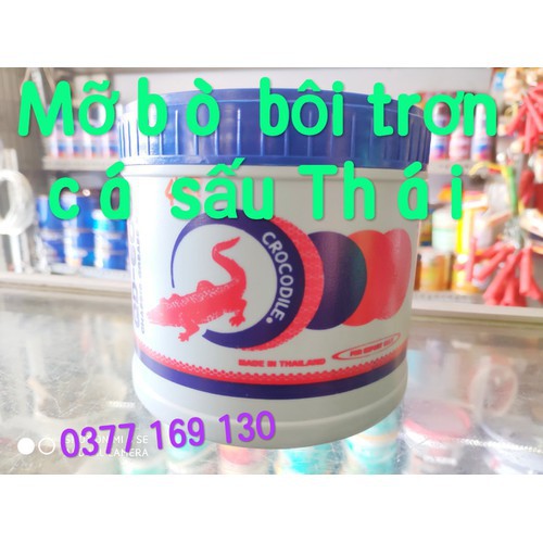 Mỡ bò bôi trơn Cá Sấu Thái