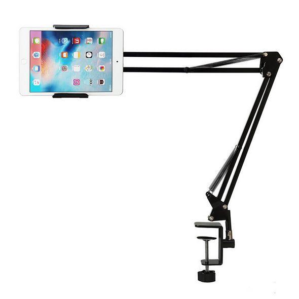 Giá đỡ điện thoại, ipad kẹp đầu giường, cạnh bàn đa năng xoay 360 độ điều chỉnh mọi góc độ (Đen)