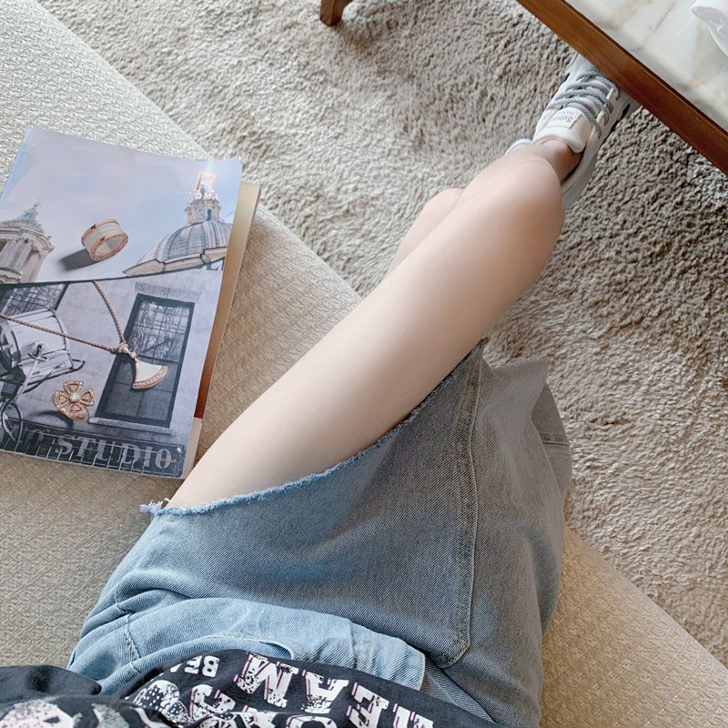 JANE Chân váy  jean denim xẻ tà cạp cao  nữ  mùa hè ẢNH FEELBACK CUỐI 2020 J0103 mẫu mới quyến rũ siêu chất | BigBuy360 - bigbuy360.vn