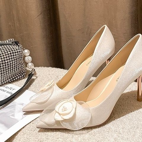 Giày Cao Gót Thiết Kế Mới Thời Trang 2022 Dành Cho Cô Dâu
