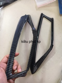 ốp pha đèn Vario 2018-2019 cacbon và bạc