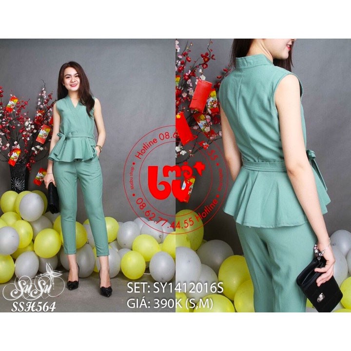Set dài áo rút dây SSH564