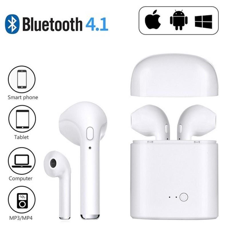 Tai nghe i7 TWS Bluetooth V4.2 + EDR có mic 5 màu sắc cho Android iOS