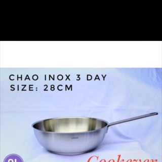  Chảo inox Bee Home 28cm sâu lòng