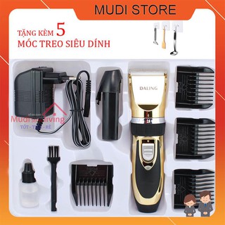 Tông Đơ Cắt Tóc Chuyên Nghiệp Daling DL-1006 Lưỡi Sứ Ceramic Sắc Bén, 2 Pin Đi Kèm, Bảo Hành 6 Tháng