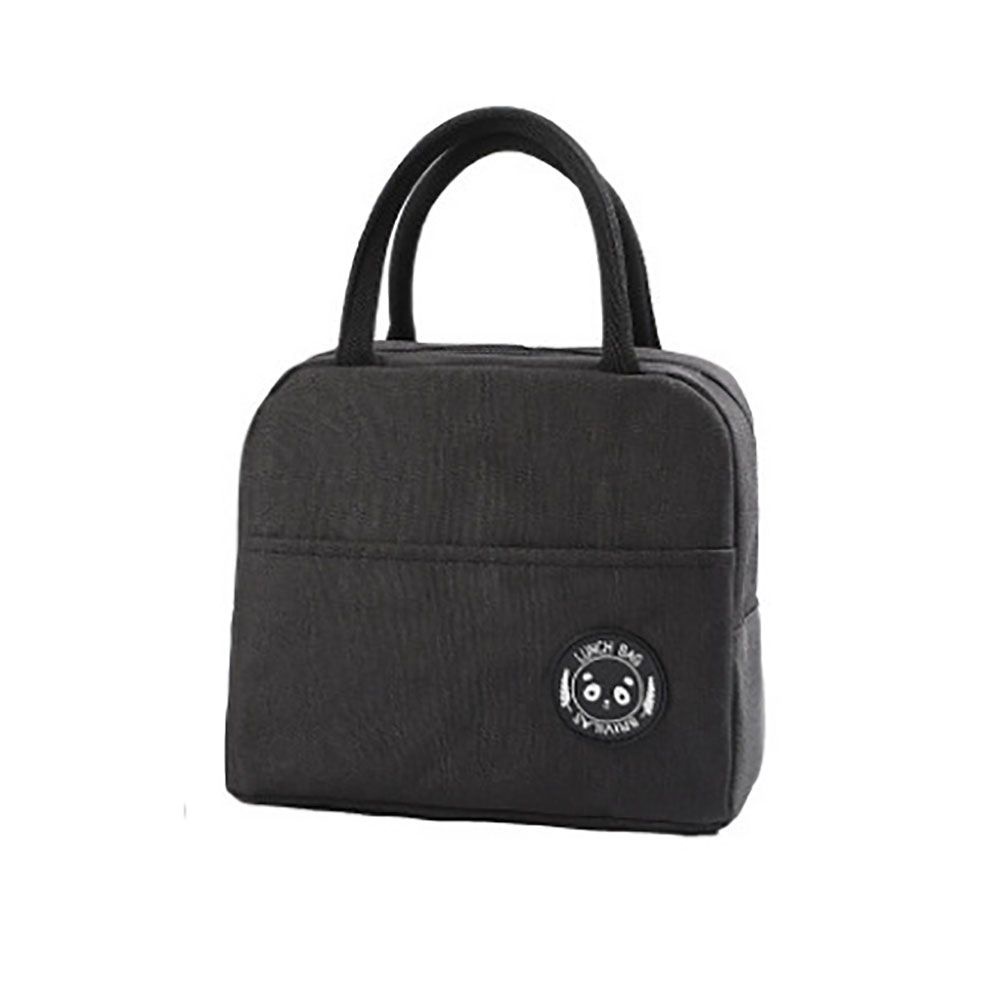 Túi xách đựng đồ ăn trưa bằng vải oxford chống nước có khóa kéo dành cho trẻ em