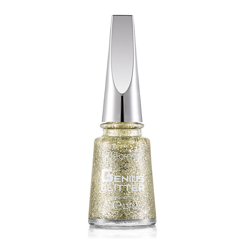 Sơn Móng Flormar Glitter Nail Enamel 11ml.#Gl04 Gold Rush